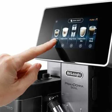 Кофемашина DeLonghi ECAM610.55SB PrimaDonna SOUL бонус DeLonghi стакан — фото 3