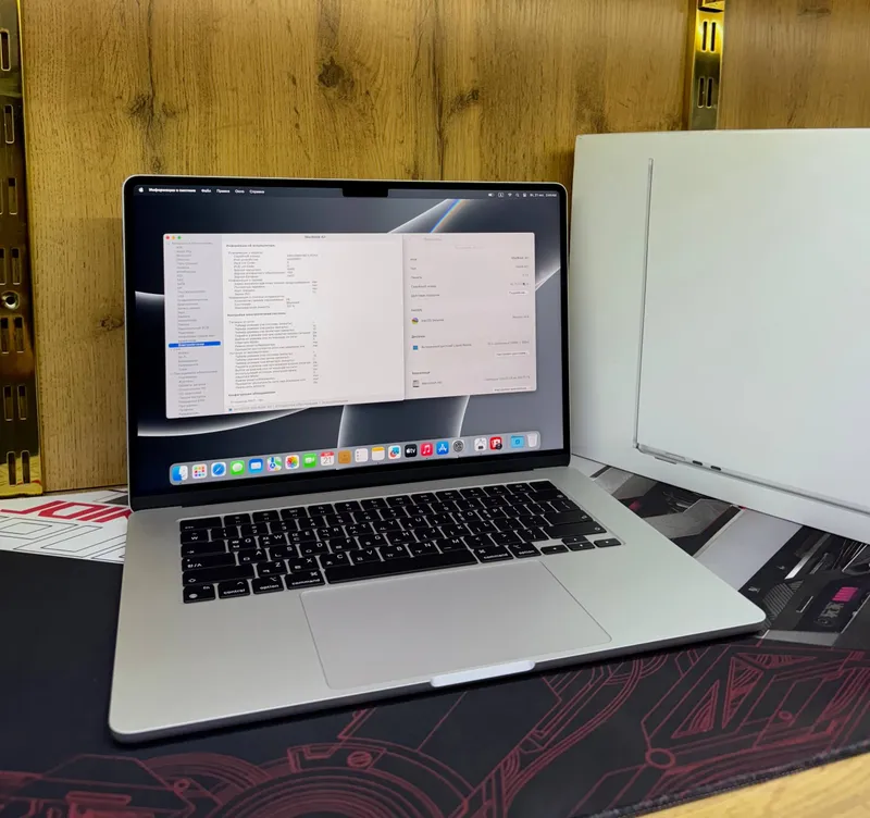MacBook Air M2 Silver 8/256-15 Inch (Makbuk-Apple) 1 MacBook Air M2 Silver 8/256-15 Inch (Makbuk-Apple) 1