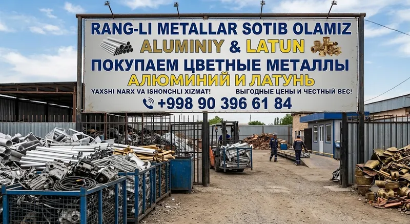 ПОКУПАЕМ АЛЮМИНИЙ И ЛАТУНЬ Цветные металлы медь