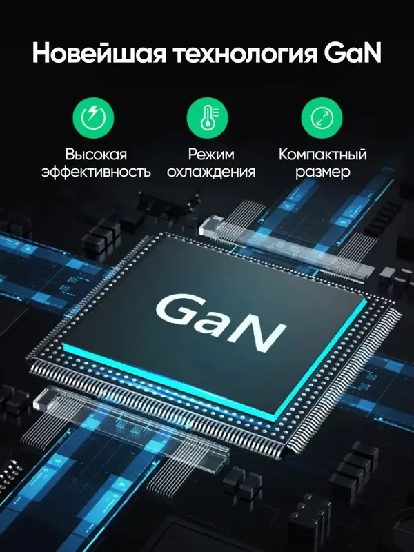 UGREEN GaN 100W зарядное устройство 4 порта — фото 2
