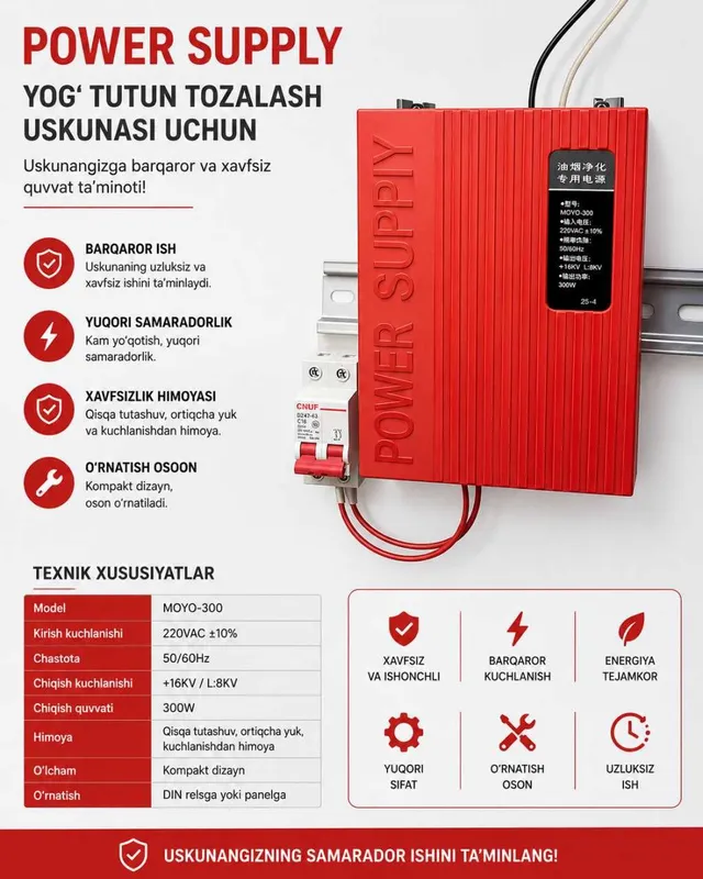 електростатический очиститель воздуха от дыма — фото 1
