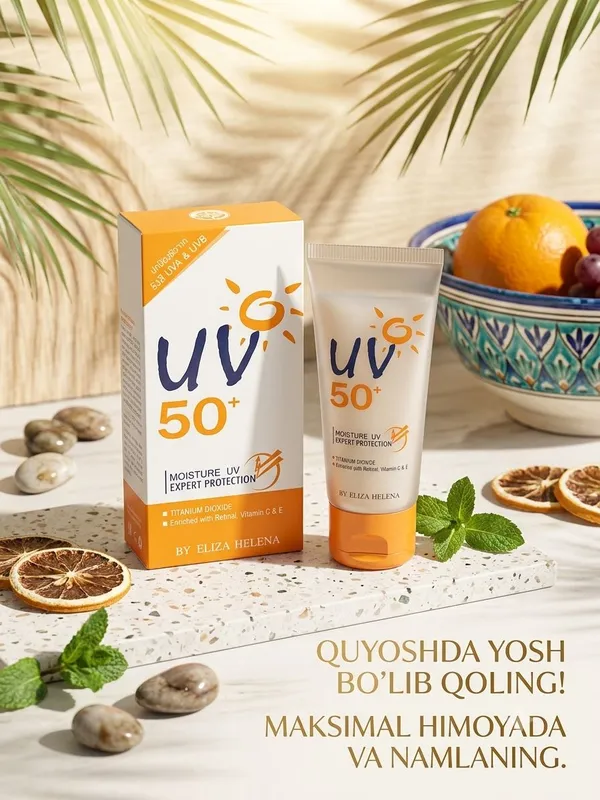 Quyoshdan saqlovchi UV 50+ kremi