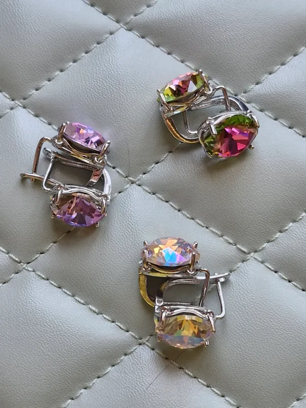 серги бижутерия.