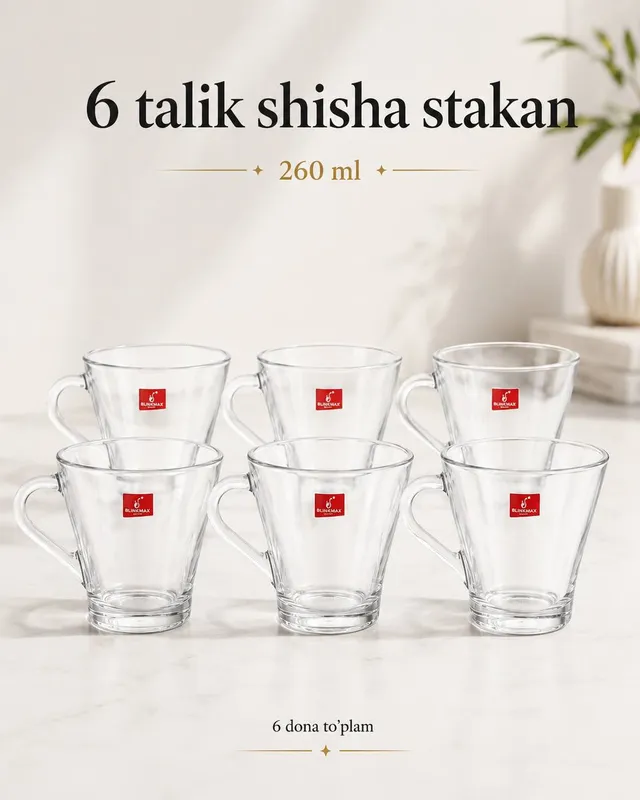 6 talik stakan shisha