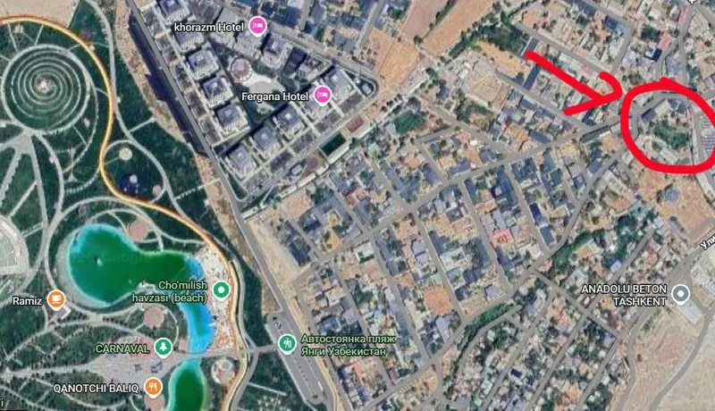 Uchastka sotiladi Yangi O‘zbekiston bog‘i Mirzo Ulug‘bek tumani