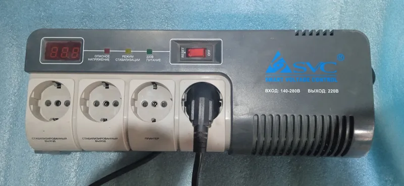Продаётся стабилизатор SVC AVR-1012-G 1 Продаётся стабилизатор SVC AVR-1012-G 1