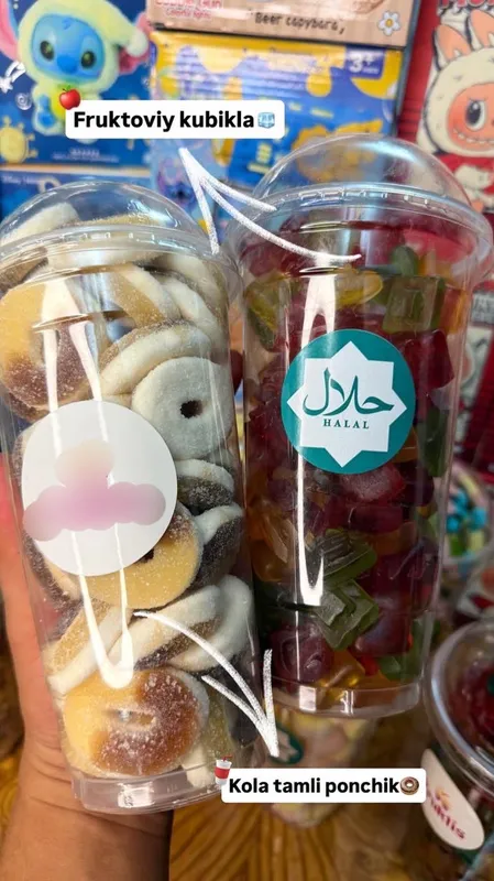 500gr halol marmeladlar ha xili bor Turkiya Xitoy 5