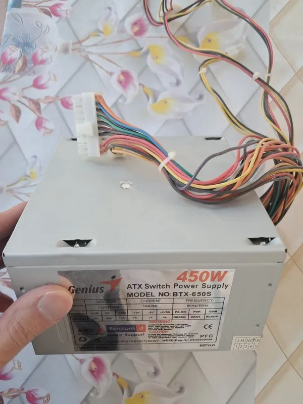 Kompyuter uchun blok pitaniya atx siwitch 450w — фото 2