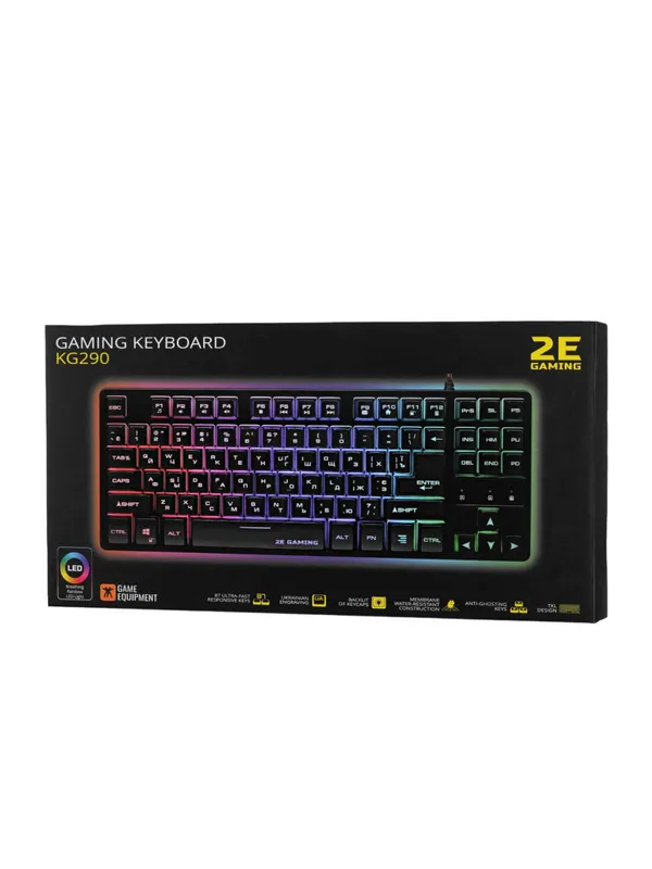 Игровая мембранная клавиатура 2E GAMING KG290 LED-подсветка — фото 7