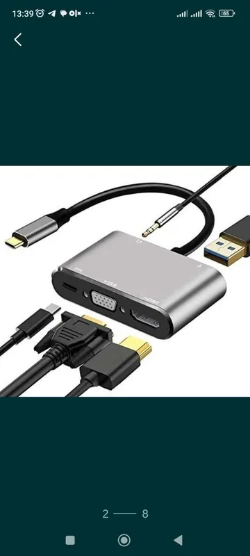 Скидка! Доставка! Type c hub hdmi ,lan,usb ,card rieder — фото 5
