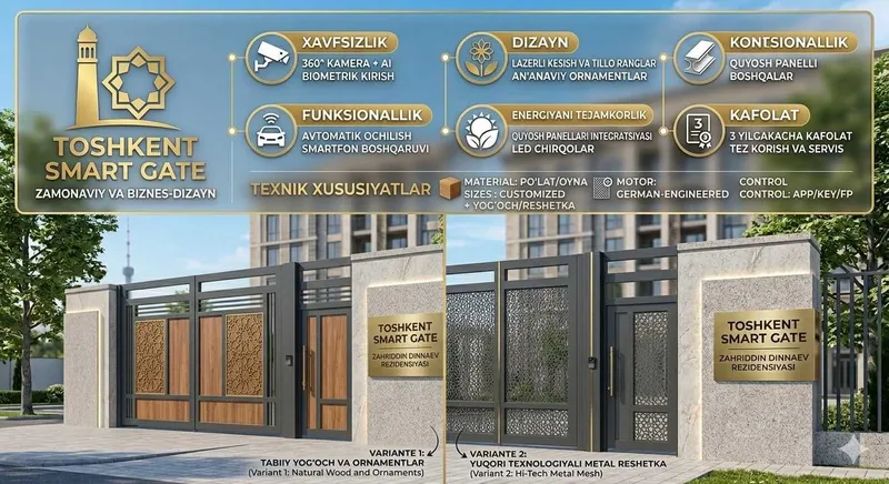 Ворота металлические железные, Подездные двери, Temir darvoza Дарвоза