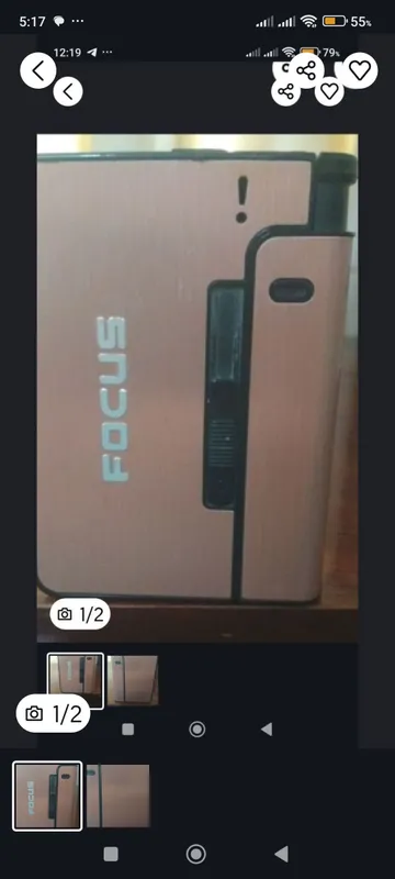 портсигар + зажигалка фокус..