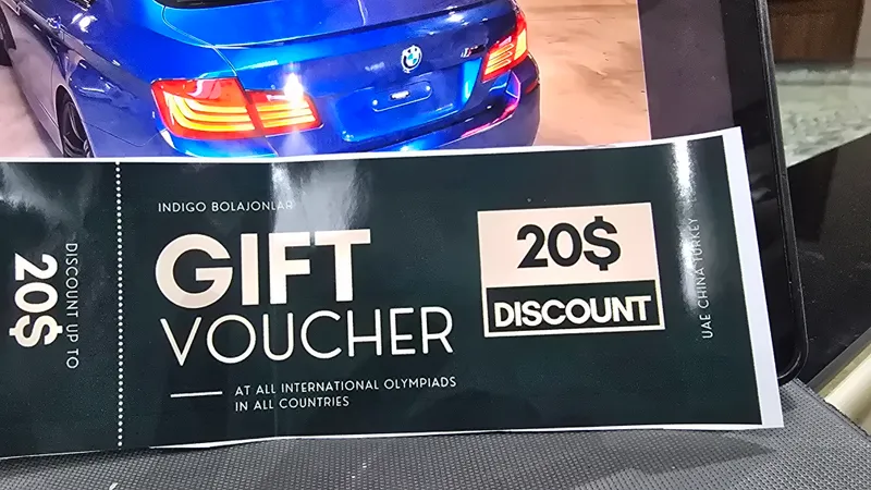 GIFT VOUCHER 20$ VA 30$ LI — фото 1