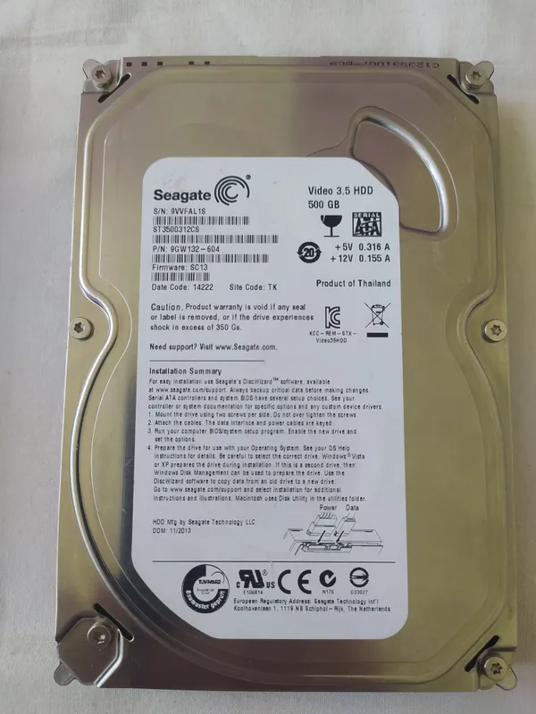 HARD 1TB,500GB,320GB Нерабочие 20000сум — фото 3 HARD 1TB,500GB,320GB Нерабочие 20000сум — фото 3