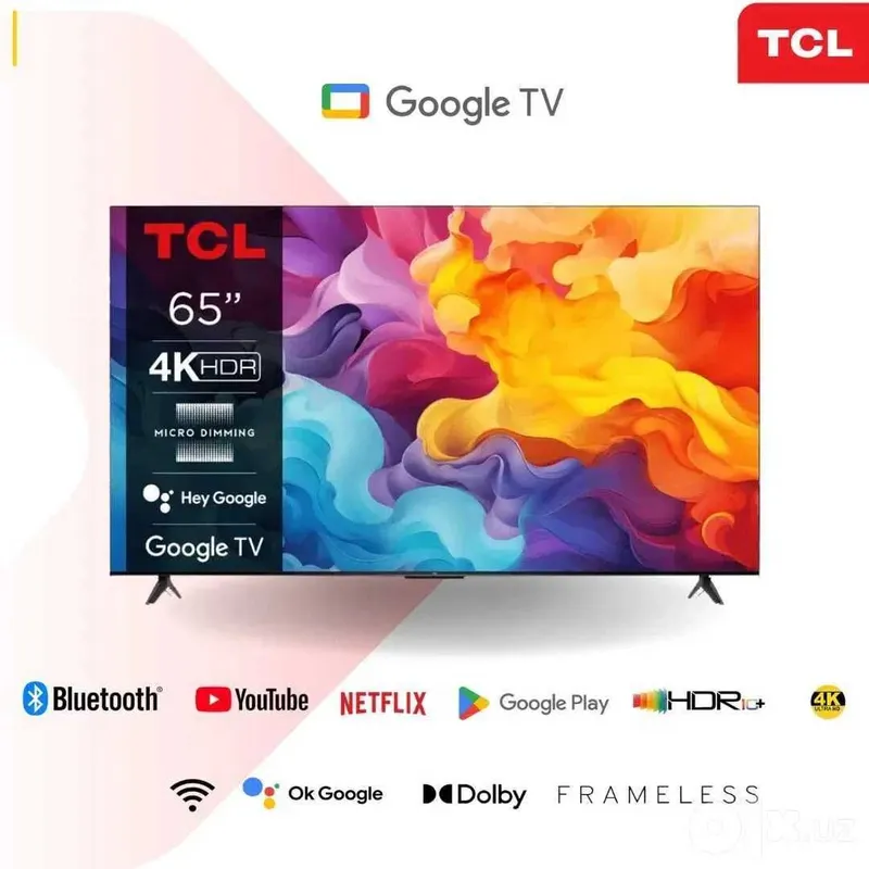 TCL Телевизор 65/75 V6C 4K UHD Smart TV кронштейн доставка бесплатно 1 TCL Телевизор 65/75 V6C 4K UHD Smart TV кронштейн доставка бесплатно 1