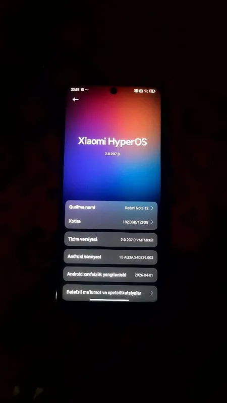 Redmi note 12 4/128 2
