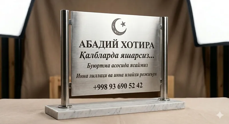 кабр тошлари Нержавейка махсулотлардан. 5 кабр тошлари Нержавейка махсулотлардан. 5