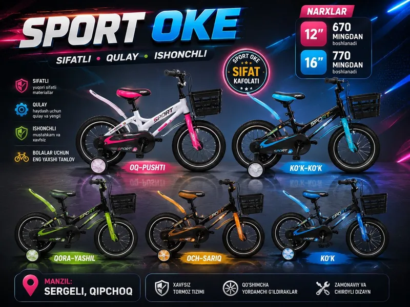 Bolalar uchun aliyuminligi velik Bolalar uchun aliyuminligi velik