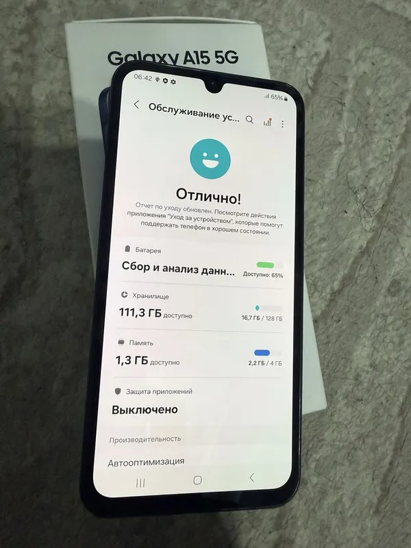 Samsung A15 128Gb Aybi yóq karobkasi bor — фото 3
