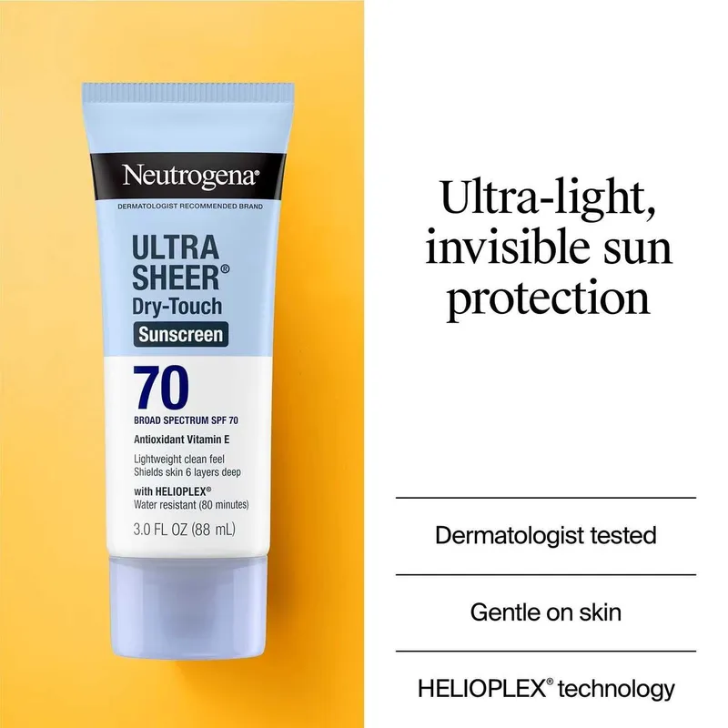 Крем Neutrogena Ultra Sheer Dry-Touch из Америки 1 шт. — фото 2