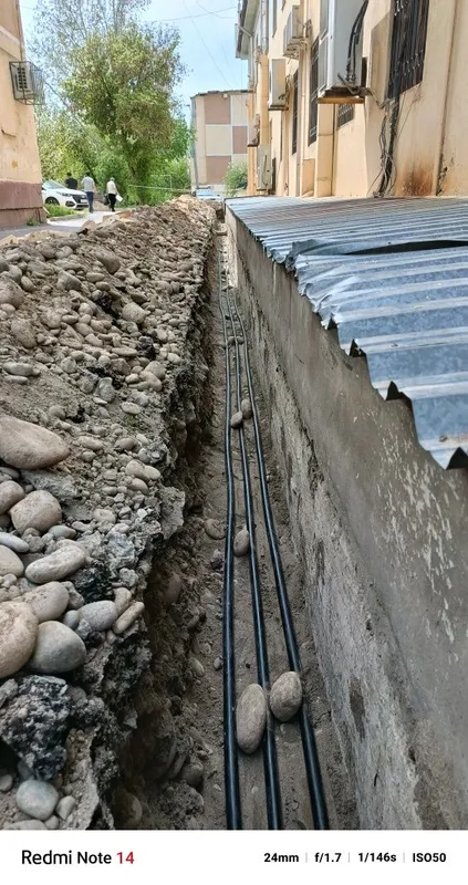 Beton kesish . Transhiya kavlash kabel tashlash 7