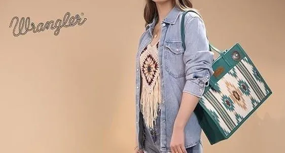 Женская Сумка из Канваса Montana West Wrangler Aztec Shoulder bag — фото 2
