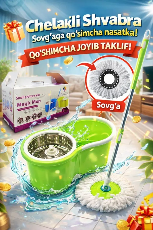 Chelakli shvabra rangi yashil