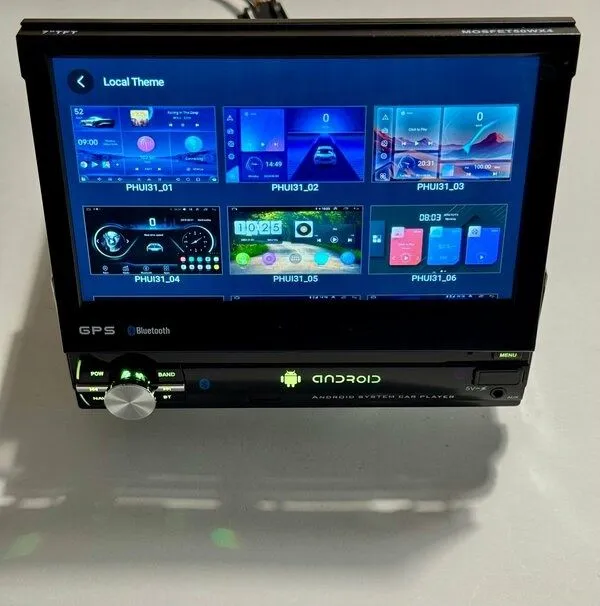 Автомагнитола 1 din 7505A-5712B с выдвижным экраном 4/64GB IPS DSP Car — фото 7