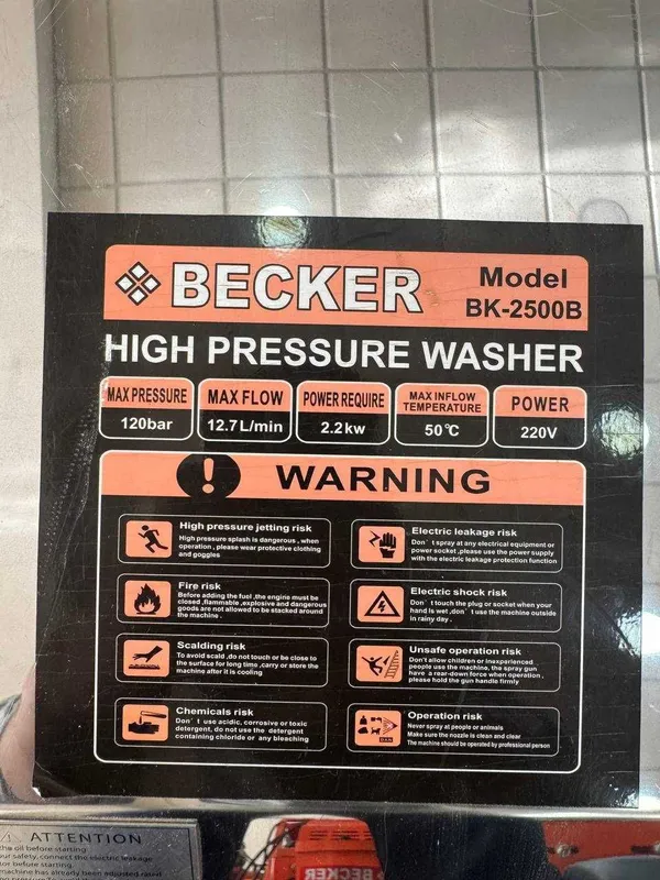 Karcher becker 2.2kW 3