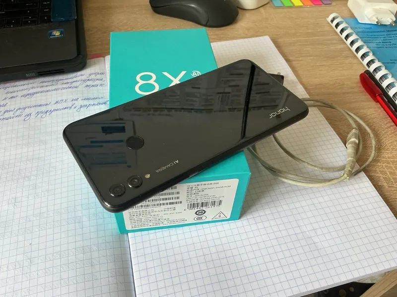 Honor 8X 4/64GB Black в отличном состоянии (Полный комплект) — фото 6