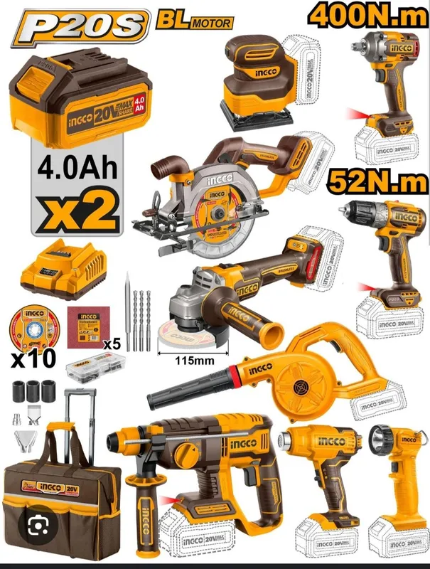 Ingco nabor instrumenti9 in 1