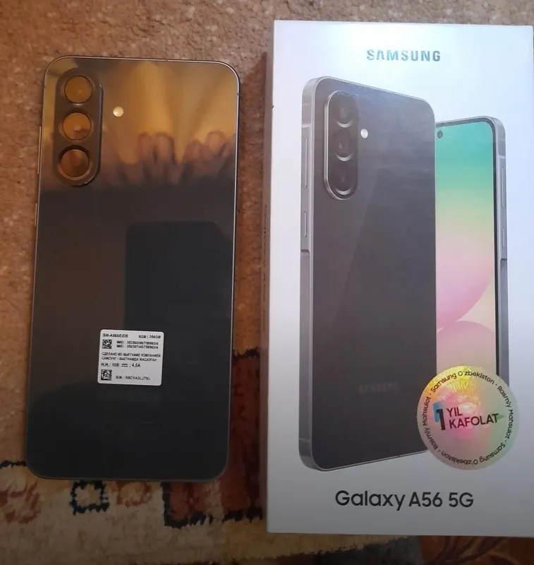 Samsung A56 sotiladi, xich qanaqa aybi yo hamma joyi ishlidi, Koropk7a 2