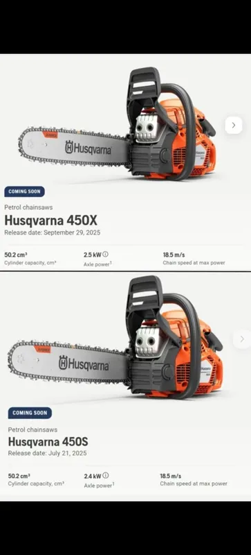 Husqvarna Benzopila 450 — фото 1