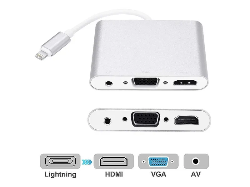 Apple/Lightning ethernet ( lan) usb iphone ,adapter/ переходник — фото 3