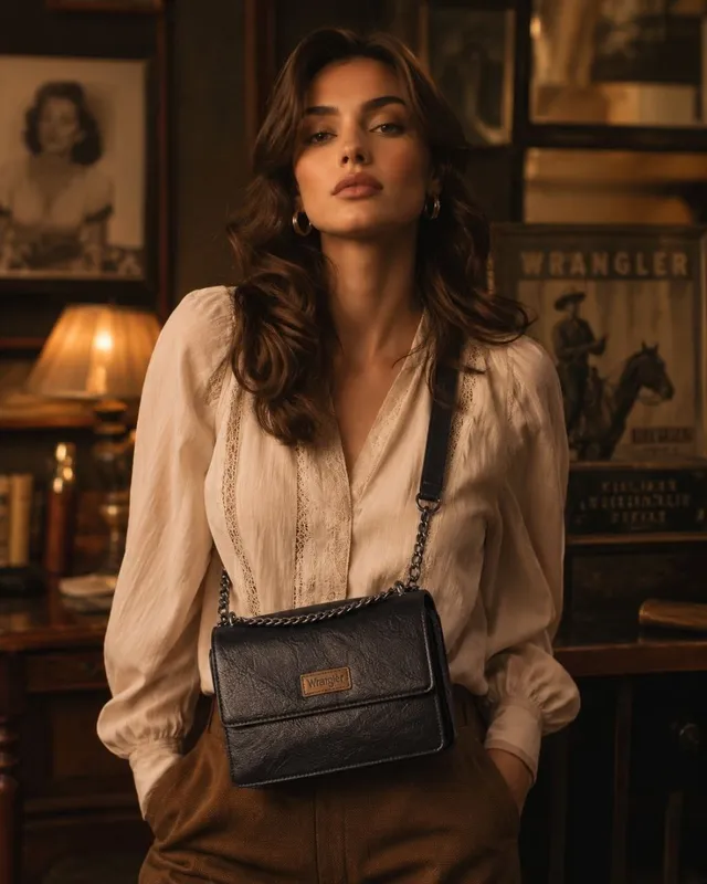 Женская Винтажная Сумка-Кроссбоди Wrangler Flap Crossbody Purse for W