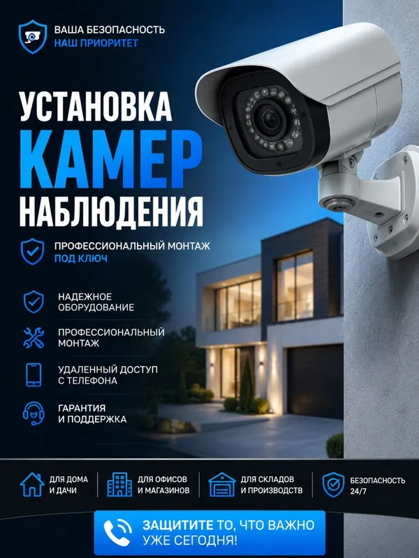 УСТАНОВКА! Камеры • СКУД • Шлагбаумы