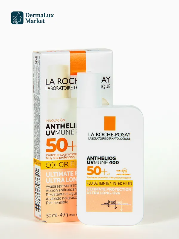 Флюид с тоном La Roche-Posay Anthelios SPF50+ — фото 1