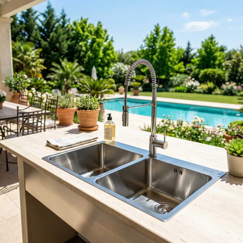 Двойная мойка нержавейка / 2 talik vanna moyka — Nerkaveyka — фото 6