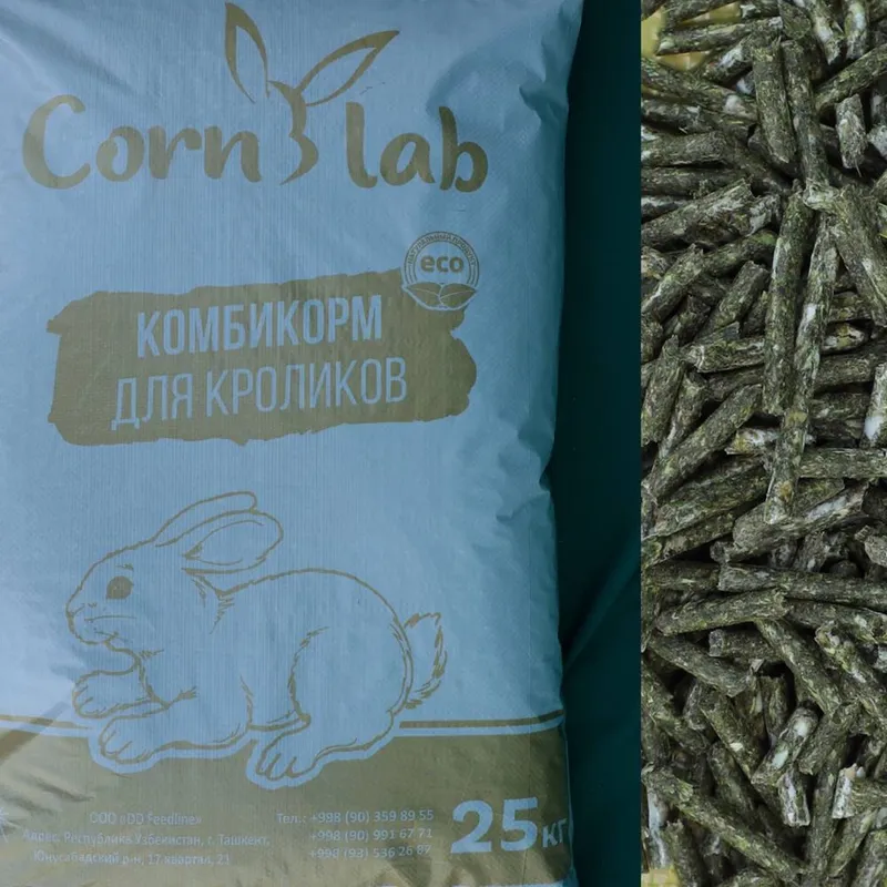 Cornlab yemlari Quyonlar va kemiruvchilar uchun — фото 2