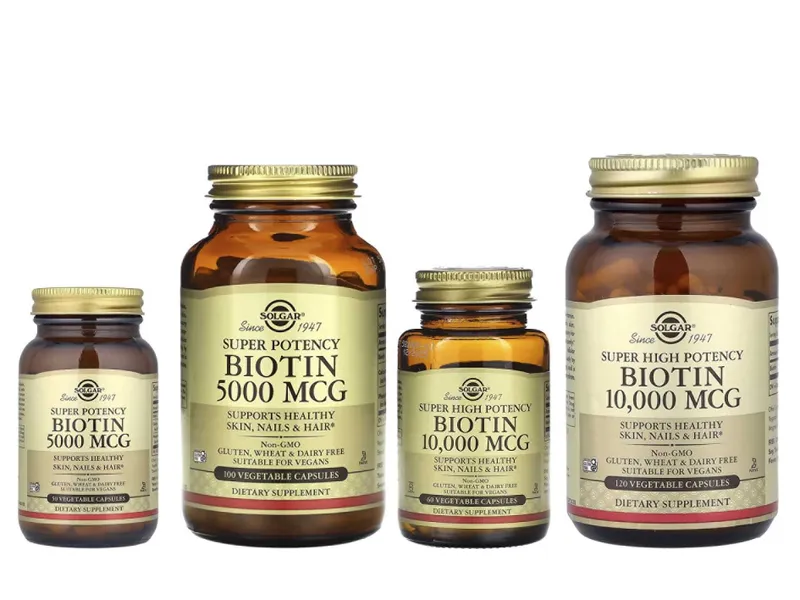Solgar биотин Solgar Biotin 5000 мкг и 10000 мкг