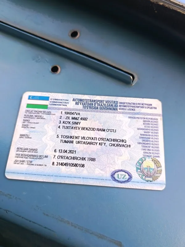 Zil samasval tayyor moshina 6
