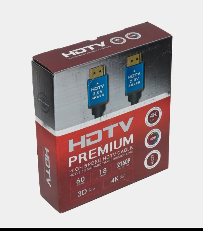HDMI 2.0 Premium (5м) — 4K 60Hz, HDR, 18Gbps. HDMI 2.0 Premium (5м) — 4K 60Hz, HDR, 18Gbps.