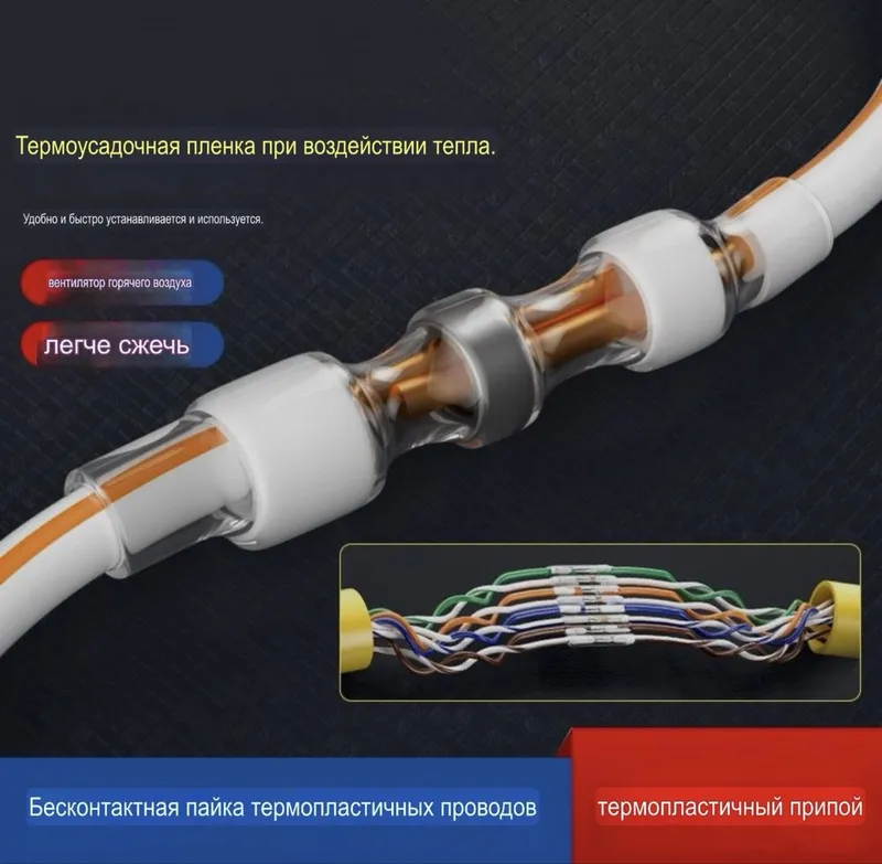Термоусадка для UTP FTP кабелей 1 Термоусадка для UTP FTP кабелей 1