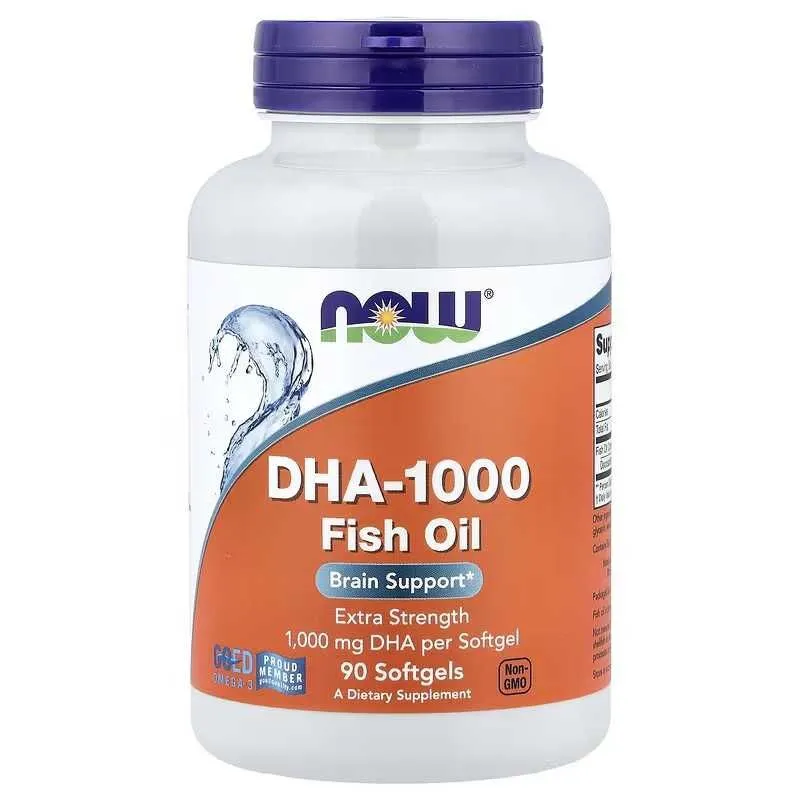 NOW Foods DHA-500 DHA-1000 omega — фото 4