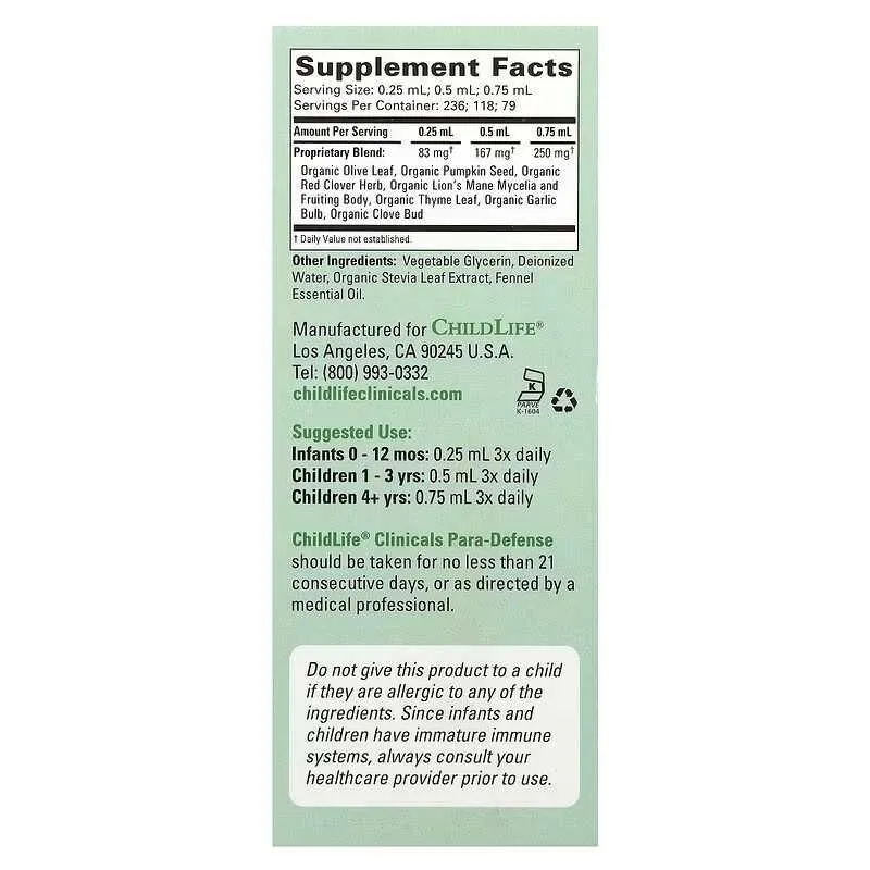 ChildLife Clinicals Para-Defense Para Defense — фото 1
