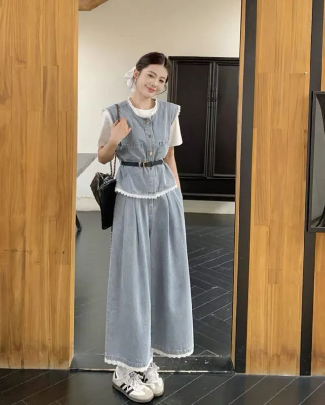 Yozgi yengil XB djinsovka matodan nimcha va shim