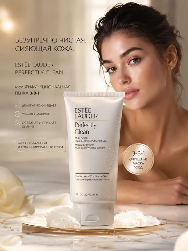 Пенка для Умывания/Очищающая Маска Estee Lauder 1 Пенка для Умывания/Очищающая Маска Estee Lauder 1