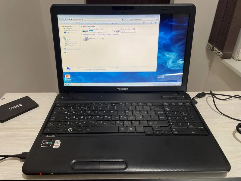 Ноутбук Toshiba C660D сатылады офисный — фото 3