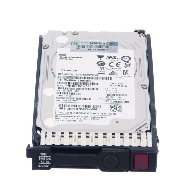 Hpe 1.2TB sas hdd 10k enterprise class — фото 1