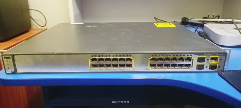 Cisco Catalyst 3750G switch